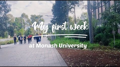 Tuần học đầu tiên tại Monash Uni của mình ♥ | My first week at Monash Uni ♥