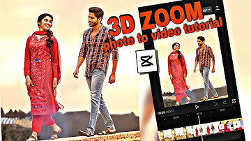 3D Zoom effect tutorial 2023| Capcut video editing full tutorial | photo to video new update 2023|
