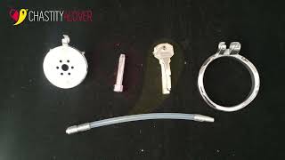 Chastity4Lover - How To Install Flat Gatling Chastity Cage