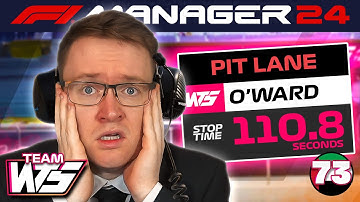 WE HAVE A 100 SECOND LONG PITSTOP | F1 Manager 2024 CREATE-A-TEAM EP 73