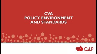 CaLP Training Video: CVA Standards and the Policy Environment