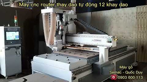 MÁY CẮT KHOAN CNC ROUTER THAY DAO TỰ ĐỘNG - 0707 501 107