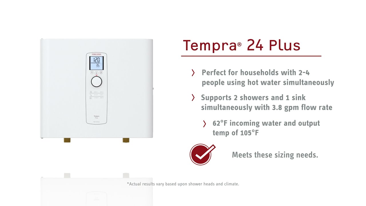 Stiebel Eltron Tempra 24 Plus Whole House Electric Tankless Water Heat —  Rise