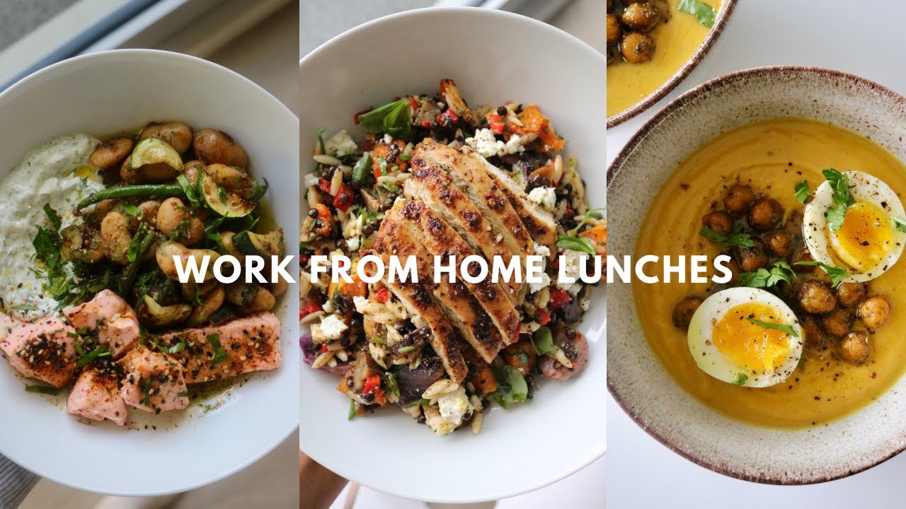 Healthy lunch ideas: recipes for work and home