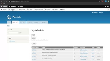 Drupal: Setting up content types, manage fields, and creating content