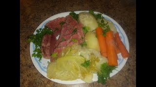 New England Corn beef Boiled Dinner, its Delicious