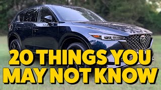 Mazda CX5 | 20 Things You May Not Know About Your CX5