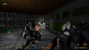 ZOMBIE ESCAPE ROUND ON COUNTER-STRIKE: SOURCE, map:ze_shroomforest, LEVEL 2, CSS