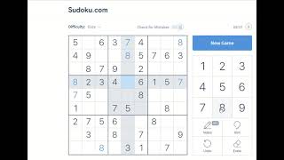 How to solve SUDOKU (English) || Simple Tricks & Logic to follow || Brain Game || Logical Thinking screenshot 3