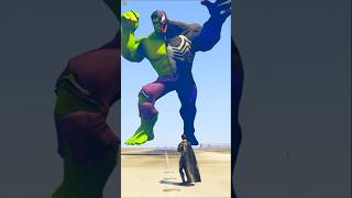 Giants Monster Hulk Venom 🆚 Superhero Superman Battle #gta #gta5 #coffindance #hulk #venom