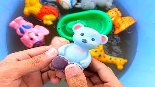 Learn Animals And Toys In Water | Wild Zoo Animals Names and sounds | Zaibies Toys