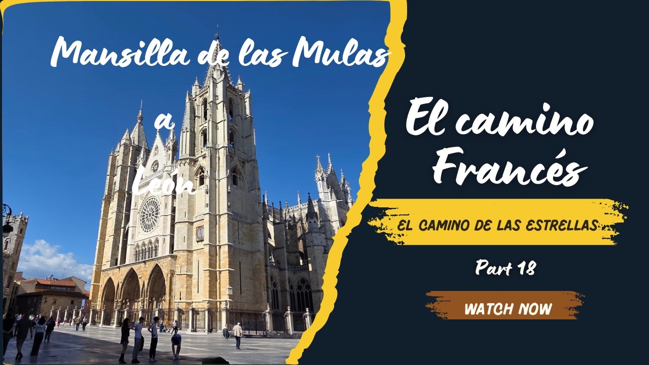 Camino de Santiago: Etapa Mansilla de las Mulas a León ⎮Catedral, San Isidoro y San Marcos