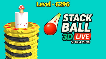 Live Stack Ball 3D Game Part 48 #stackball #shorts