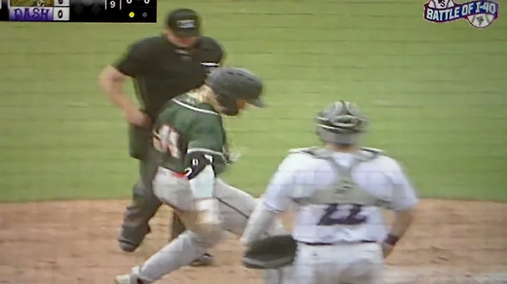 Greensboro's Aaron Shackelford hits a long home ru...