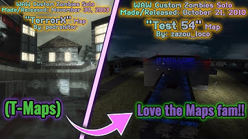 WAW Custom Zombies Solo▐ "TerrorX & Test54" Map Completed