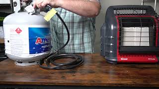 12ft Big Buddy Hose with Regulator for Mr Heater big buddies