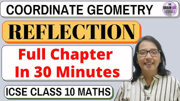 Reflection ।। Coordinate Geometry  ।। ICSE class 10 Maths