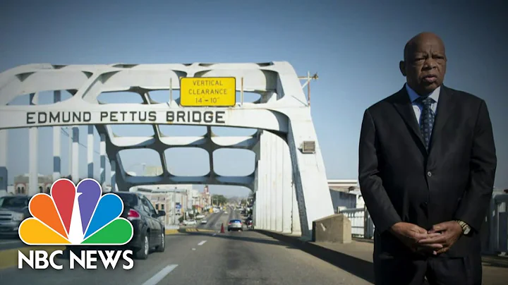 Rep. John Lewis Crosses The Edmund Pettus Bridge O...