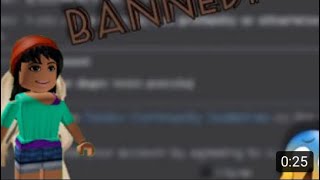 I GOT BANNED FROM ROBLOX AGAIN.. ( ITS FUNNEH HACKED ME AND DID IT.. )