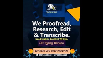 Transcription, Editing and Proof reading services.