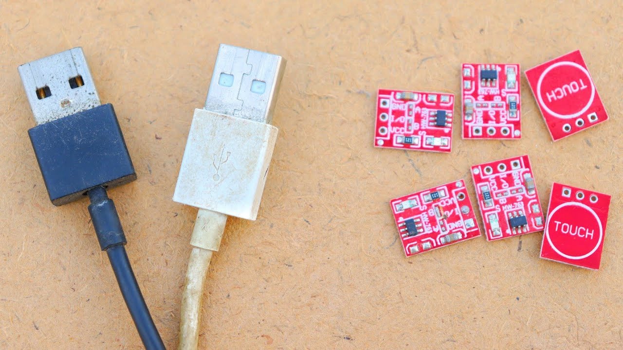 Usb Touch Sensor Touch Sensor Magic Using Just an Old USB Cable! - YouTube