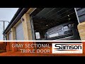 Hormann grey sectional doors  samson doors