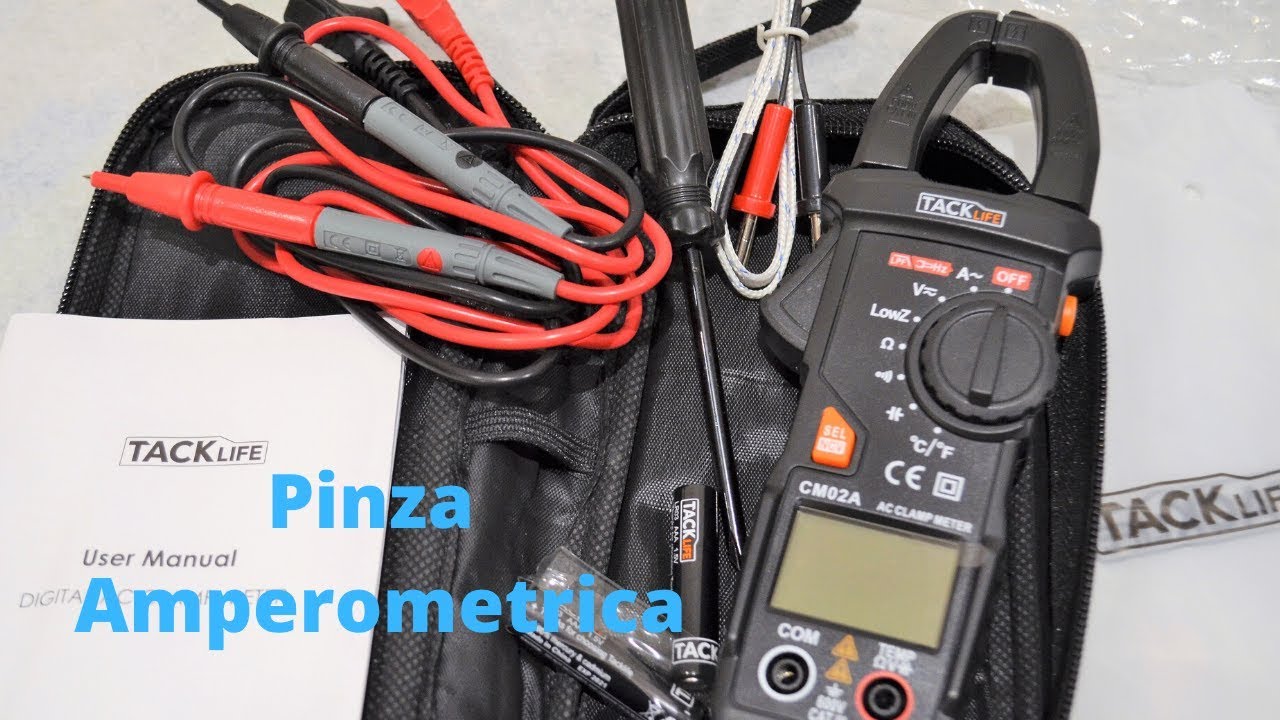 Multimetro pinza digitale UEETEK Pinza amperometrica elettrico professionale 