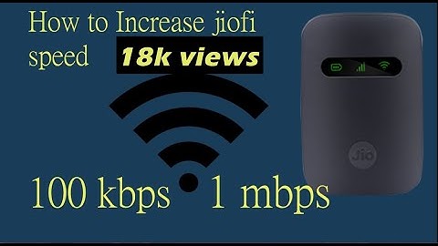 How To Increase jiofi Speed in 2020 || Tech Wink