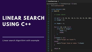 Linear Search Algorithm in C++ 📚🔍 | Step-by-Step Guide