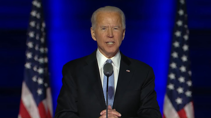 Joe Biden’s Full Speech After Becoming President-Elect of the United States of America