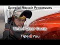 Special Repair Processes Tinted Clear Coats