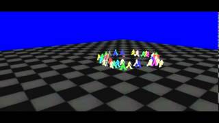 Flocking Walkers Video no. 3