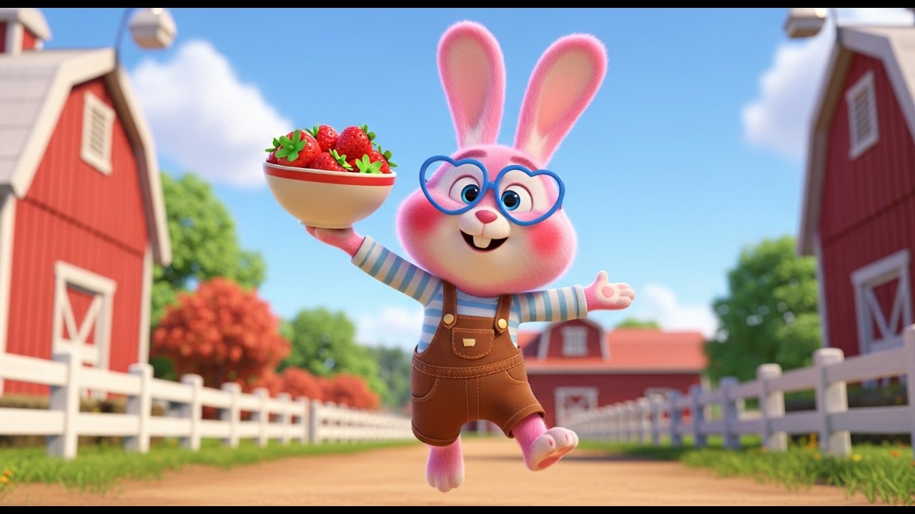The Little Rabbit’s Farm Adventure 🐰🥕 | Nature & Animal Friends for Children