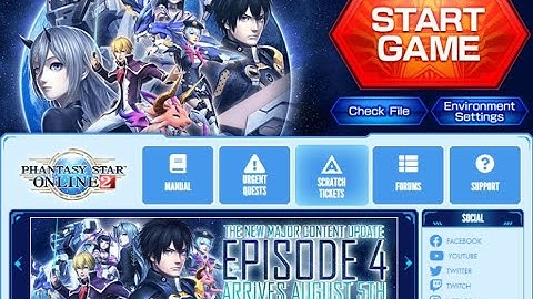 Phantasy Star Online 2: Change Resolution to Full Screen, Graphics Settings, FPS and Vsync PSO2 PC
