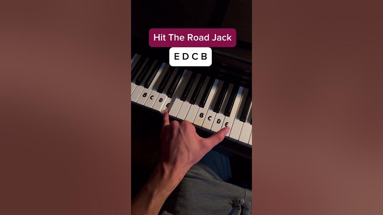 Hit the Road Jack (Left Hand) #piano #tutorial #lesson #pianolessons #pianolove #tips