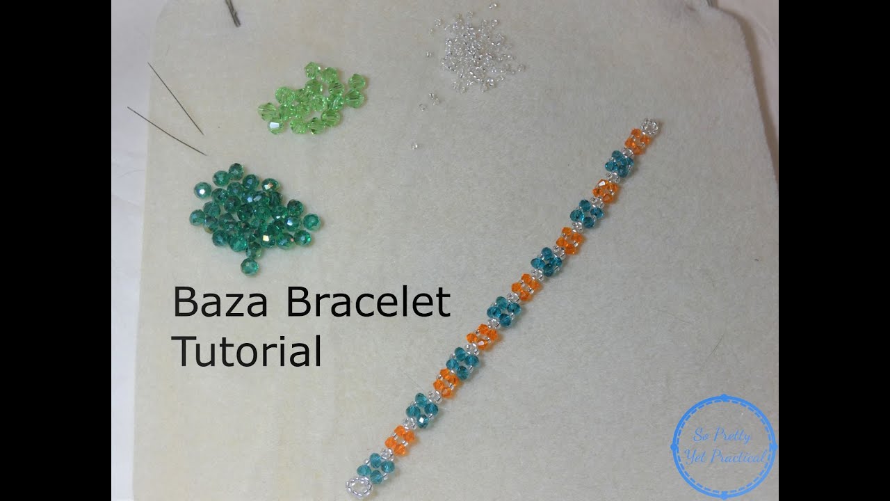 "Baza" Bracelet Tutorial Cabin Fever Beading Challenge Day 2 - Sarah