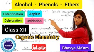 #Esterification #Dehydration #Oxidation #CBSE #NEET #IIT #JEE Reactions of #Alcohols Class XII Board