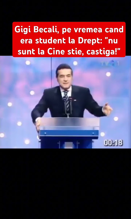 Gigi Becali, pe vremea cand era student la Drept: 'nu sunt la Cine stie, castiga!'