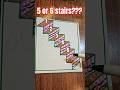5 or 6 stairs??? guess it #guess #trick #illusion #create #drawing #easy #satisfying #count