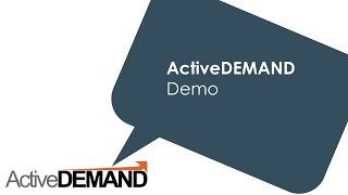 ActiveDEMAND Demo Video