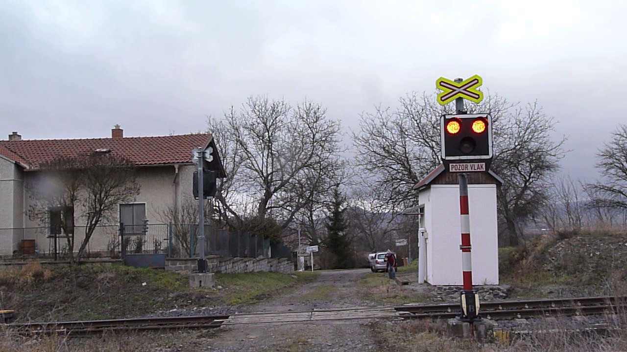 Železniční přejezd Chlumčany-Vlčí (AŽD 97) [LED SVĚTLA!]