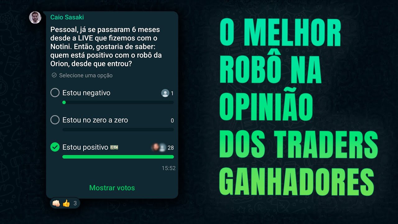 Day Trade - o melhor robô na opinião dos traders ganhadores (Lucas Notini +  Caio Sasaki)
