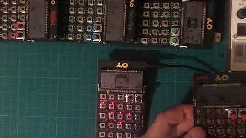 Po-20 Arcade + PO-28 Robot. - first jam session