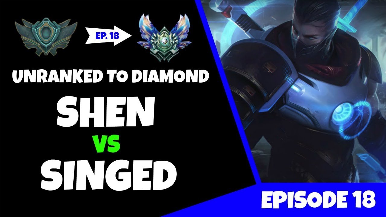Shen vs Singed Season 8 - League of Legends - YouTube.