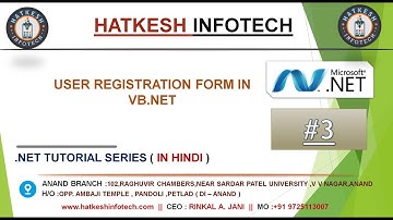 How To Design Registration Form In Visual Basic (VB.NET) In Visual Studio 2010 ?
