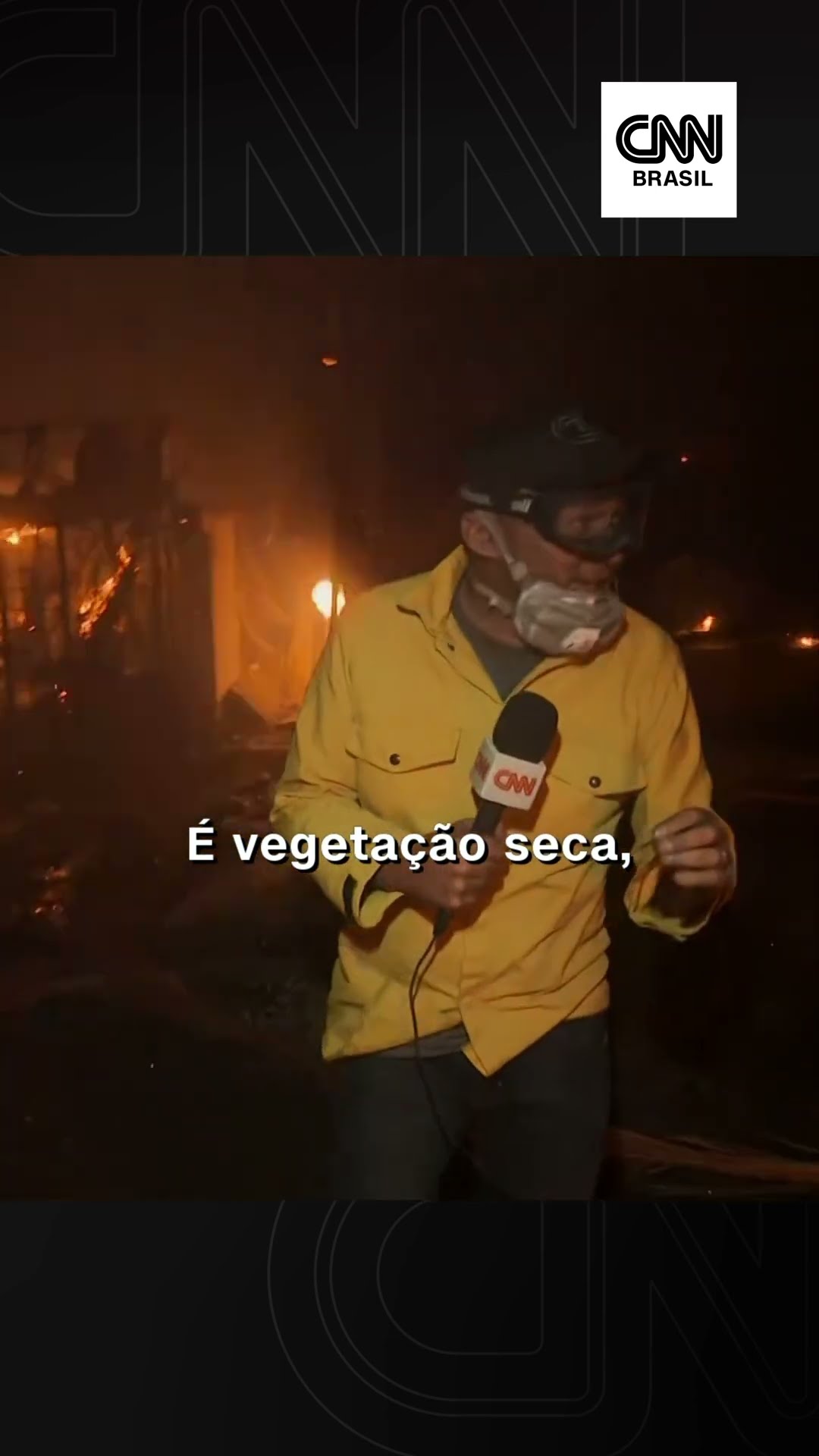 Incêndios na Califórnia: repórter da CNN mostra estragos causados pelas chamas #Shorts