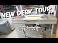 NEW Desk Tour ! IKEA hack nail desk