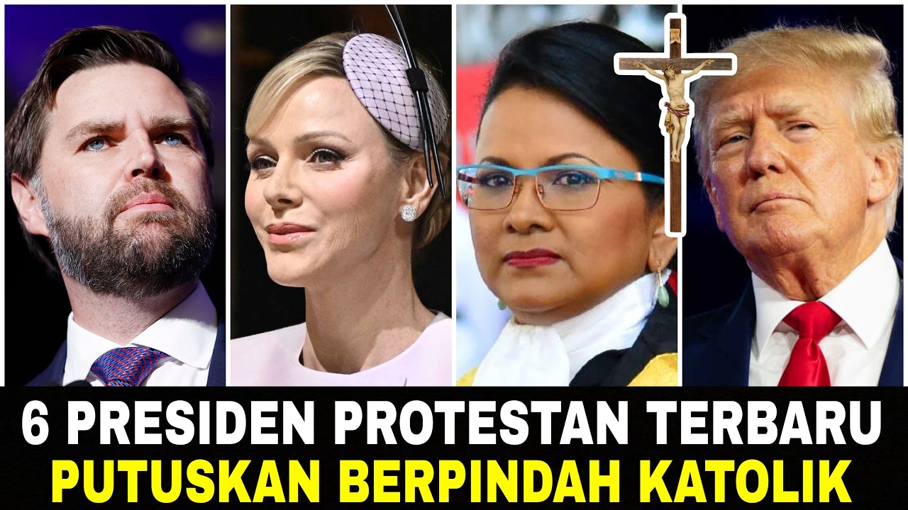 Publik terkejut, 6 PRESIDEN Kristen PROTESTAN RESMI PINDAH KATOLIK‼️Ternyata karena ini