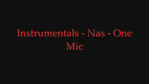 Nas - One Mic Instrumental