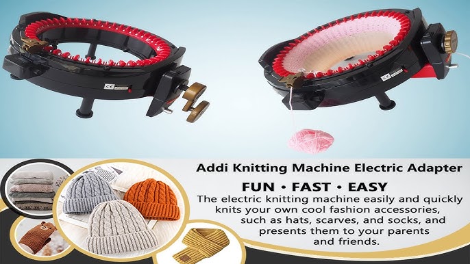  AIDILER Electric Knitting Machine Adapter for Addi Knitting  Machine, Knitting Machine Electric Adapter Perfect Compatible with Addi 46  Needles Knitting Machine
